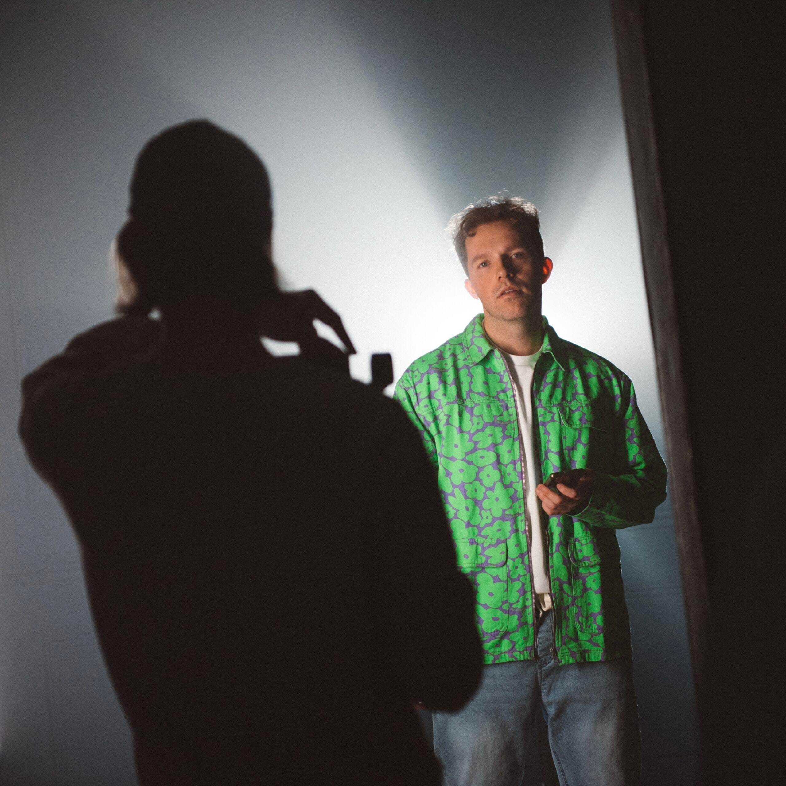 Filmavimo proceso akimirka